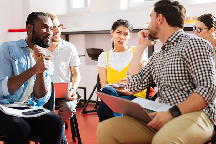 Formation professionnelle. Représentation d'un séminaire